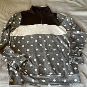 SOLD!!!       P.S. KATE half zip pullover